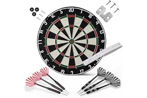 Amazon Basics Dartboard Cabinet Set