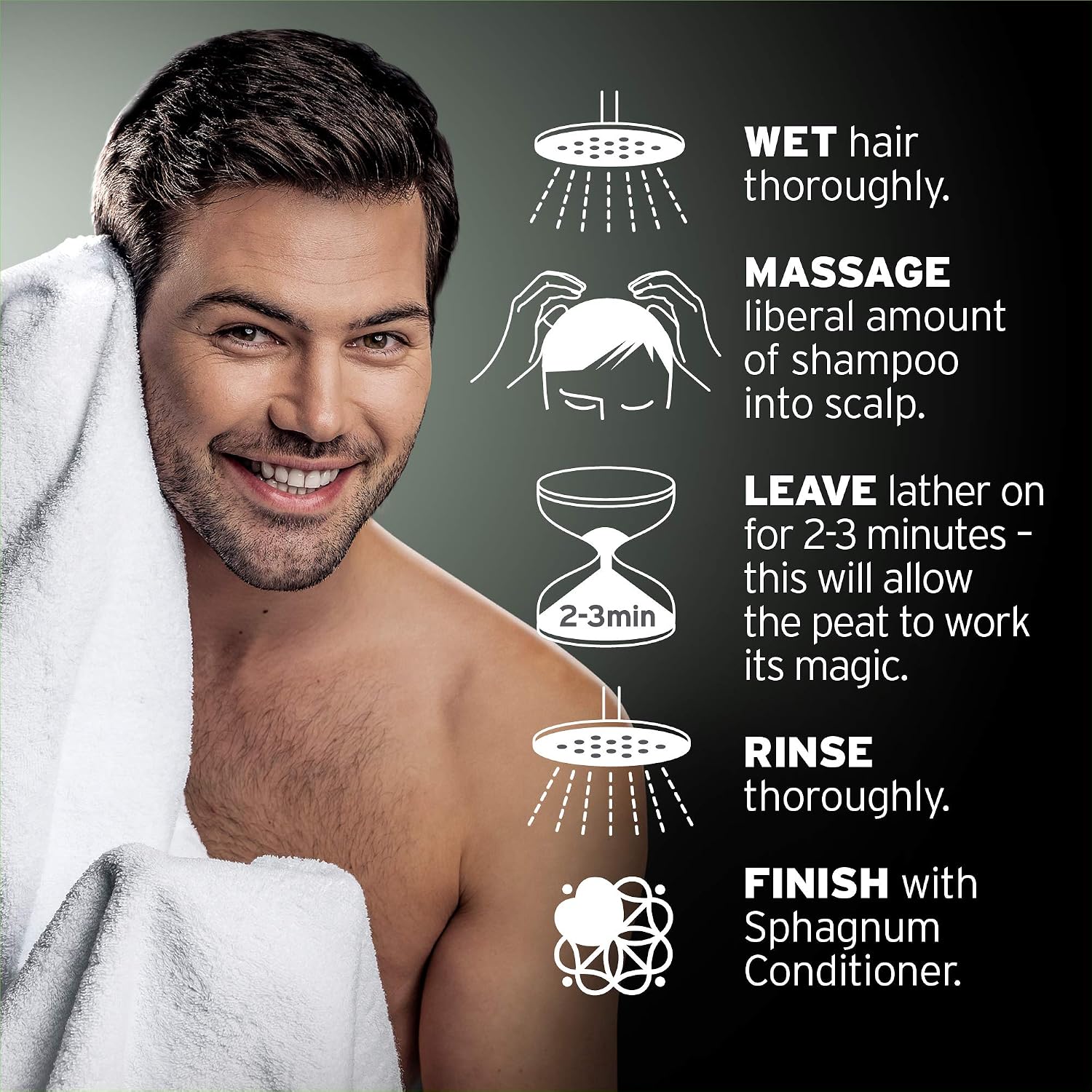 Hair Growth Shampoo For Men, Natural Biotin Boost with Argan Oil and Peat Mud - Image 5