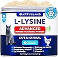 L-Lysine for Cats - Lysine Powder Supplement - 900mg/serving - Immune Support for Cats & Kittens - Sneezing, Runny Nose, Squinting, Watery Eyes, Cold, Eye Function, Respiratory Health - with Taurine