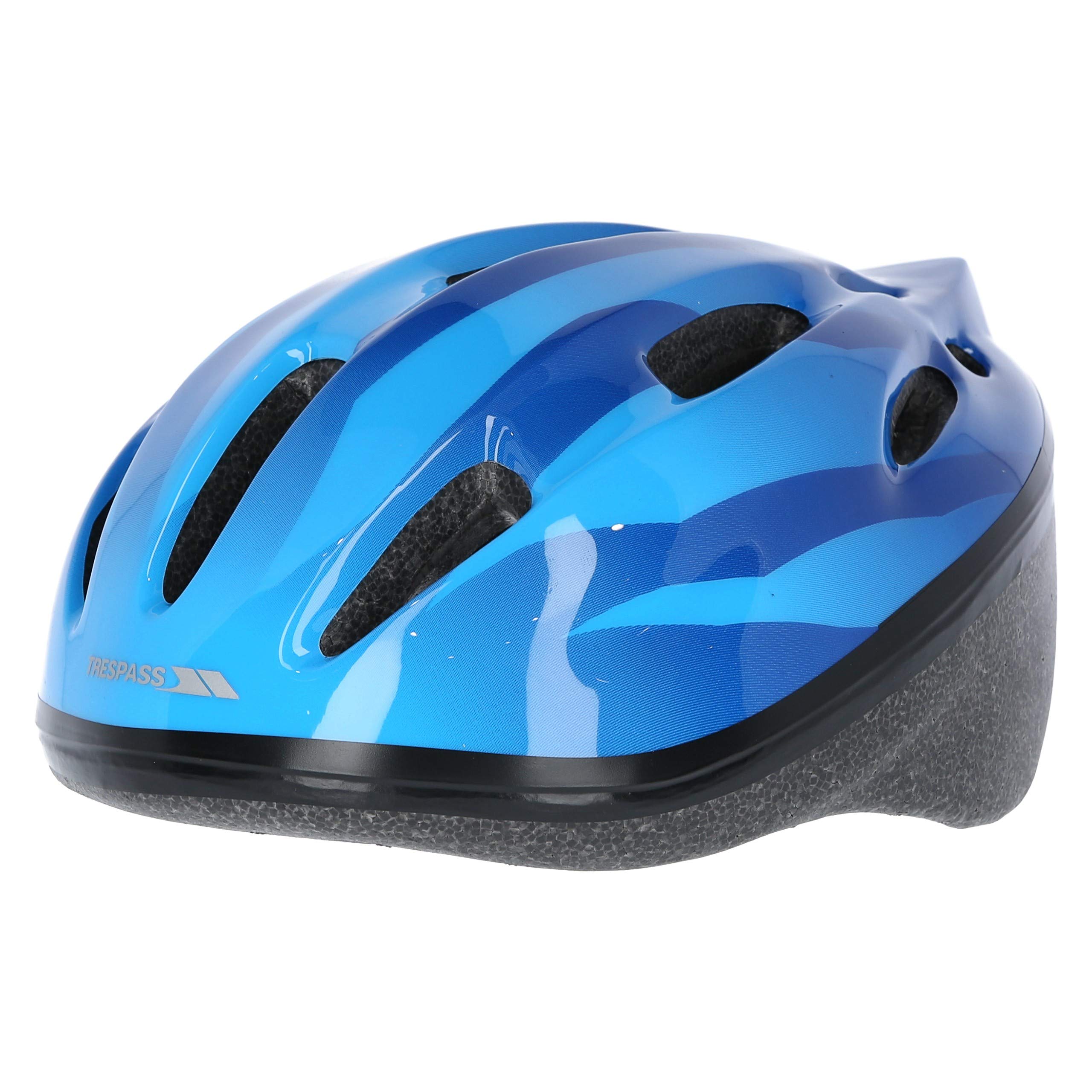 Trespass Kids Bike Helmet in Pink Blue White Boys Girls Cycling Scooter Cranky