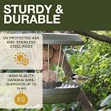 SWISSINNO Bird Feeders Hanging Station Lucerne No Mess 7 Fat Balls view 4