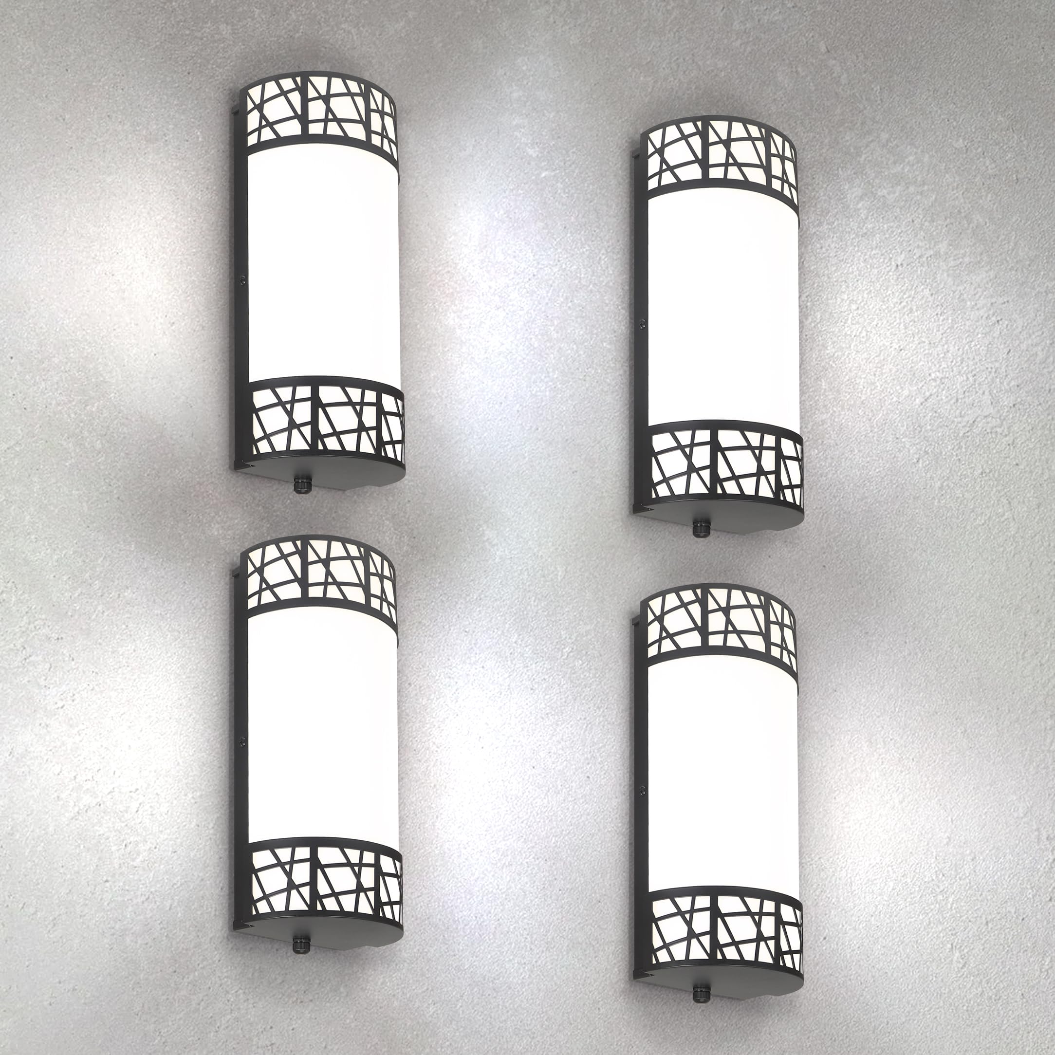 ASD 12 Inch LED Indoor Wall Sconce - Matte Black