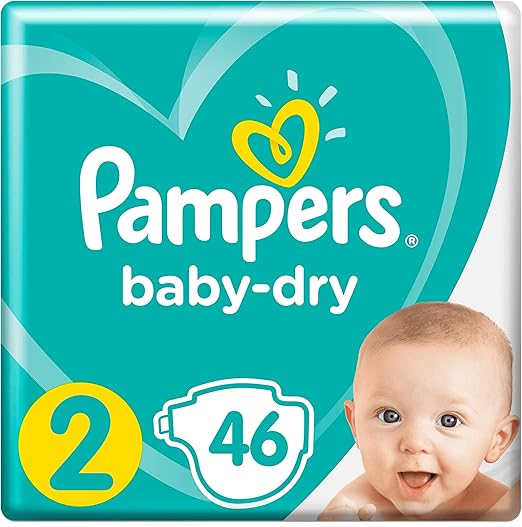Pampers BabyDry Größe 2, 46 Windeln Amazon.de Drogerie & Körperpflege