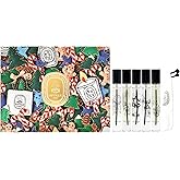 Diptyque Mini Discovery Set for Unisex - 5 Pc Mini Gift Set 0.25oz Fleur de Peau EDP Spray, 0.25oz Eau Rose EDP Spray, 0.25oz Do Son EDP Spray, 0.25oz Orpheon EDP Spray, 0.25oz Tam Dao EDP Spray