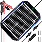 SUNER POWER 20W 12V Solar Battery Trickle Charger & Maintainer PRO, Built-in Intelligent MPPT Controller, Waterproof 12 Volt 20 Watt Solar Panel Charging Kits for Car Marine RV Trailer Boat Automotive