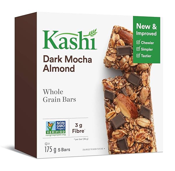 KASHI, CHEWY GRANOLA, DARK MOCHA ALMOND SNACK BARS,...