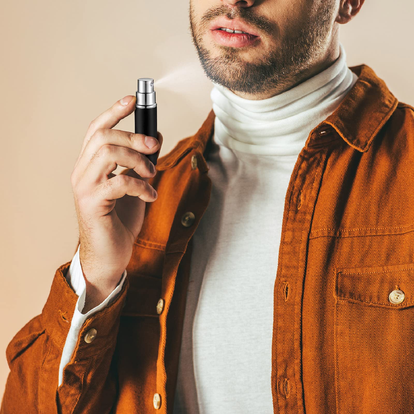 35 Pieces Refillable Perfume Atomizer 5 ml Mini Refillable Spray Bottle Portable Perfume Bottle with 35 Pieces Refill Dispenser Pump Transfer Tool for Outgoing
