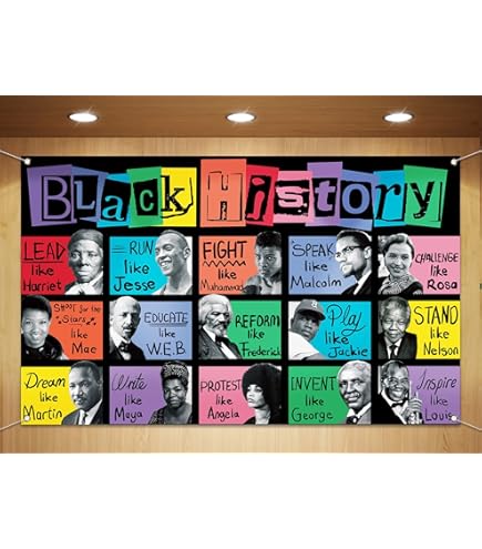 Yarcooly Juneteenth & Black History Month Posters - Set Of 4 Educational Bulletin Board Decorations