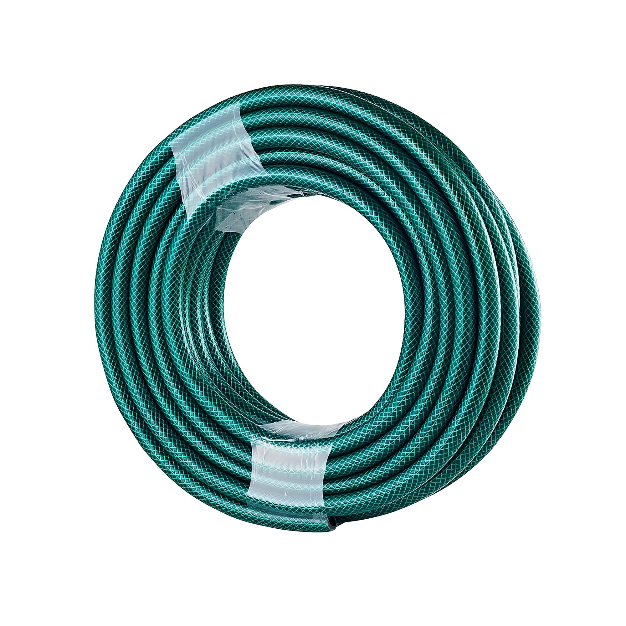 VIVAAS Reinforced High Pressure Braided Pattern Hose Tough 3 Layer PVC Plastic Pipe 12.7 mm (1/2 Inch), Flexible Heavy Duty Water Hose (30M)