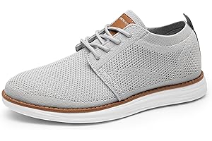 Bruno Marc Men's KnitFlex Breeze Mesh Sneakers Oxfords Lace-Up Lightweight Casual Walking Shoes