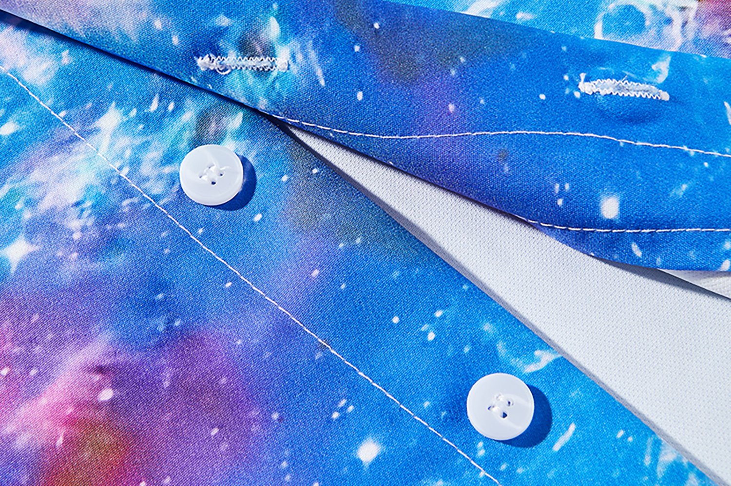 TUONROAD Adult Casual Youth Traditional Tropic Aloha Hawaiian Luau Shirt Button Down Shirt Short Sleeve Shirt Vintage Hawaiian Shirts,Outer Space