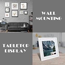 Hongkee 10x10 White Picture Frames set of 3, Made
