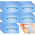 300 Pcs Disposable Finger Brush Teeth Wipes Bulk Finger Toothbrush Textured Surface Deep Teeth Cleaning Finger Wipes Oral Wipes for Adults Teeth Mouth and Gums Dental Cleaning, Individual Package