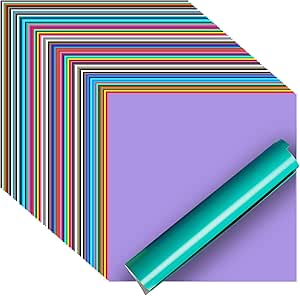 Amazon.com: iImagine Vinyl Permanent Vinyl for Cricut, 72 Pack ...