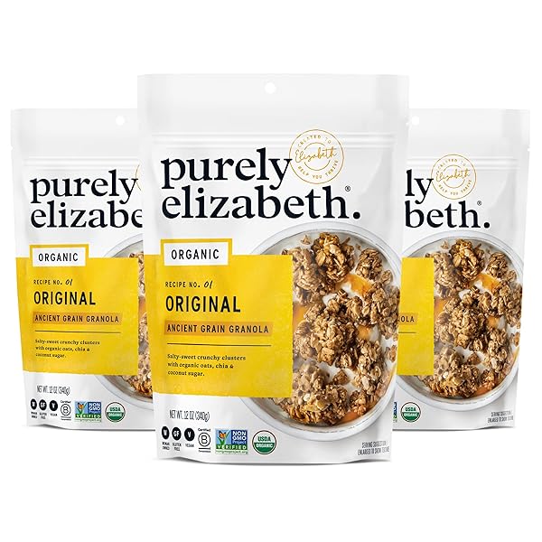 PURELY ELIZABETH ORGANIC ORIGINAL, ANCIENT GRAIN GRANOLA, GLUTEN-FREE,...