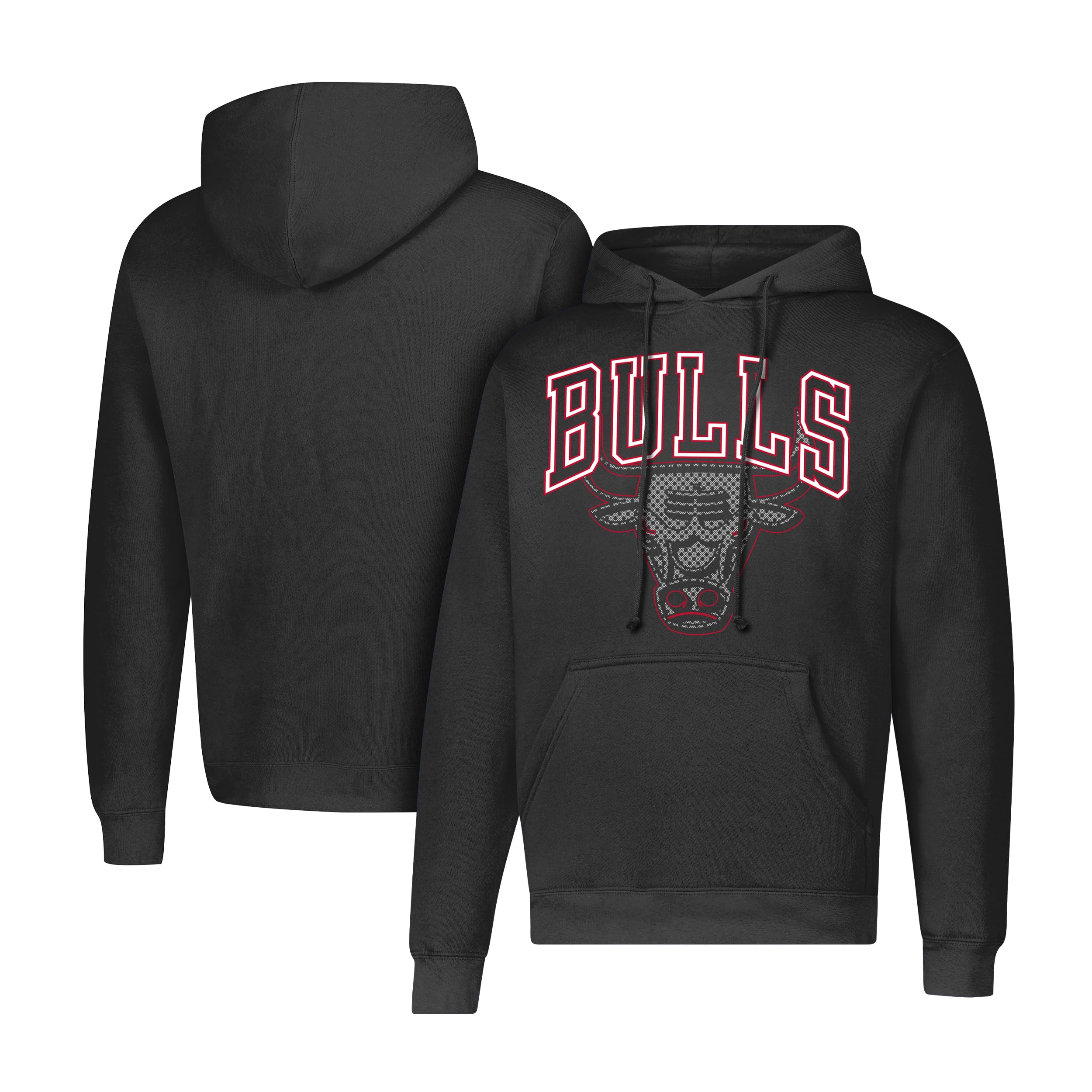 Ultra Game NBA Men's Fleece Hoodie Pullover Sweatshirt Primo Metallic