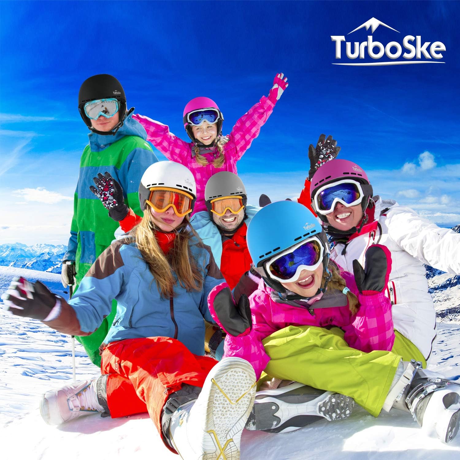 TurboSke Ski Helmet, Snowboarding Helmet for Men, Women and Youth and Kids : Sports & Outdoors
