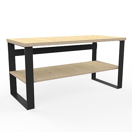 AUPROTEC Profi Design Werkbank 1500 x 750 x 850 mm + Multiplex Arbeitsplatte 40mm Massiv Arbeitstisch