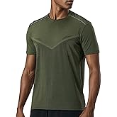 Turecoat Men's Athletic Crew Neck T-Shirt - Quick Dry Workout Tees for Gym Running