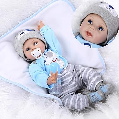 iCradle Lifelike Reborn Baby Dolls19 Inch Newborn Preemie Baby Dolls Reborn Girl Doll Best Birthday Set for Girls Age 3+ 並行輸入品 Icradle Lifelike Reborn Baby Doll 20 Inch Real Looking Weighted