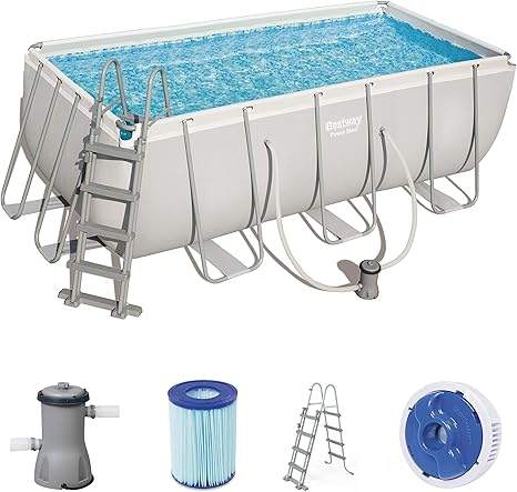 bestway power steel juego de piscinas