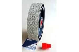BALTIC ABRASIVE TECHNOLOGIES 6" Grit: 14000 Premium REZ Soft Lapidary Diamond Wheel for Cabbing Grinding Sanding Polishing operations. Plastic body with foam padding. Perfect to work with stones, gemstones, glass.