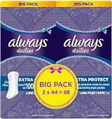 Always Dailies Extra Long Protect Plus Pantyliners 88 pc 480 g view 2