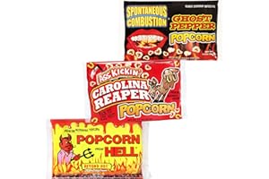 ASS KICKIN' Premium Microwave Popcorn – Variety Gift Pack (3) - Ultimate Spicy and Sweat Gourmet Gift - Try if you dare!