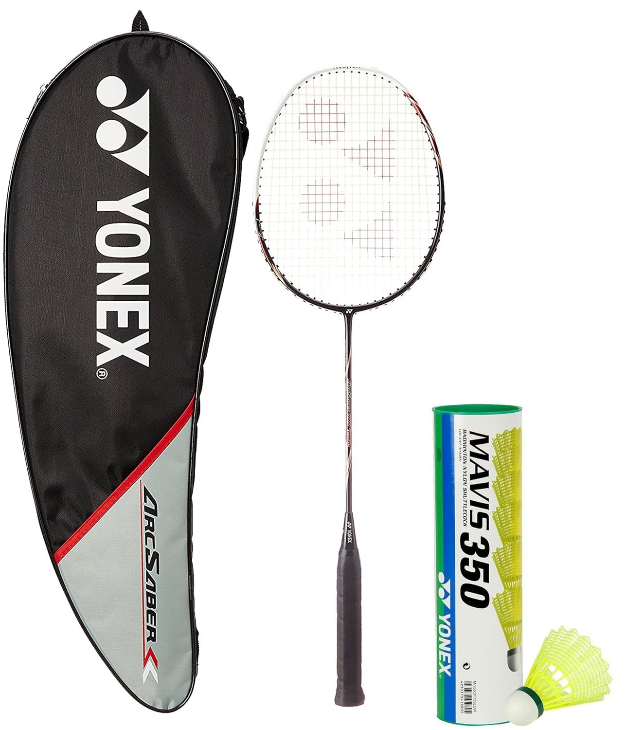 Yonex arcsaber. Yonex mavis 350.