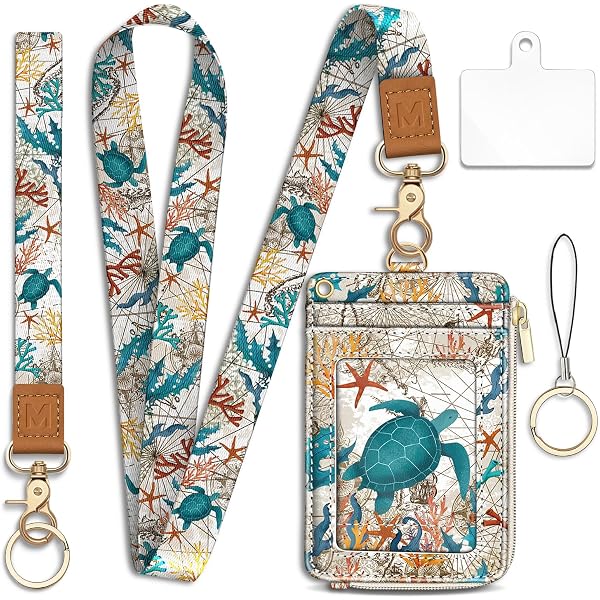 Turtle-Themed Crossbody Phone Bag – Waterproof, Adjustable Strap, Vintage Map Design