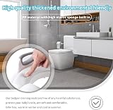 Rainberg Toddler Toilet Training Seat with 2 Step Stool Handles Anti-Slip view 3