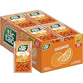 Tic Tac Orange, On the Go Mints, 12 Pack, 100 Pieces Each | Refreshing Orange Tic Tacs bulk, gluten-free, portable travel size pocket mints, for purse, car