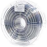 Cookiecad Silk PLA Filament 1.75mm 1kg Rainbow Multicolor 3D Printer Filament - Silver Ombre Silk PLA