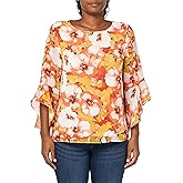 Kasper Women's Ruffle SLV Blouse