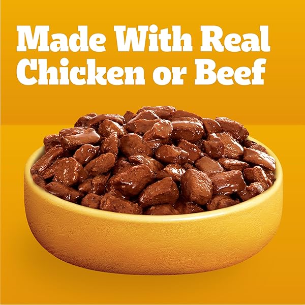 PEDIGREE CHOICE CUTS IN GRAVY ADULT SOFT WET DOG FOOD 18-COUNT VARIETY PACK, 3.5 OZ. POUCHES