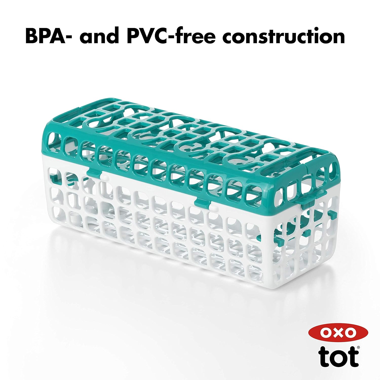 OXO Tot Dishwasher Basket for Bottle Parts & Accessories, Teal : Baby