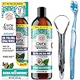 GuruNanda Coconut Oil Pulling (Mickey D), Fresh Breath & Whitening Mouthwash, 7 Essential Oils & Vitamins for Healthy Teeth &