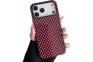 ZTOFERA Magnetic Case for iPhone 17 Pro Max, Compatible with Magsafe, Polka Dot Aesthetic Phone Case Cute for Girl Women, Har