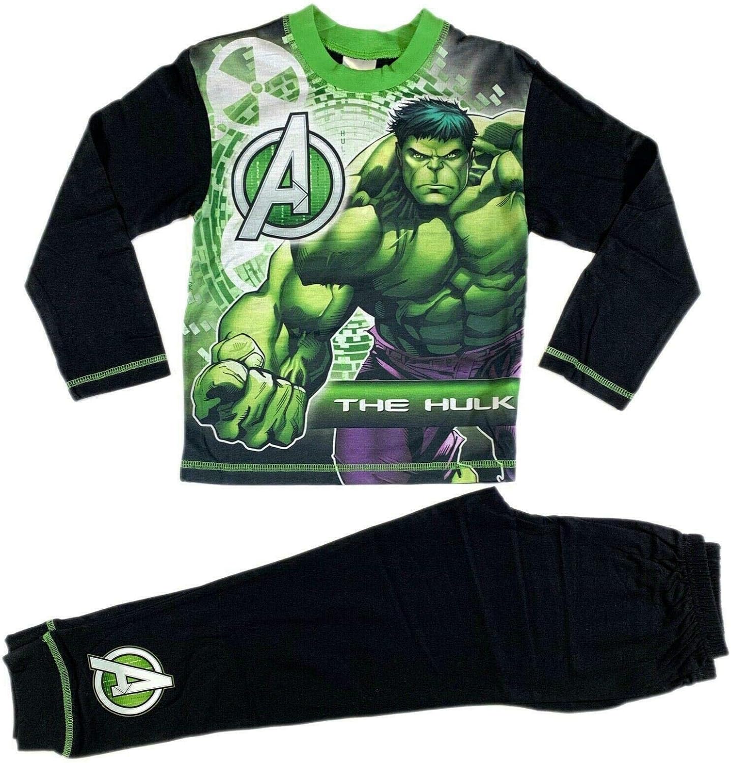 Character Linens The Incredible Hulk Pyjamas Boys Pjs Sizes 410