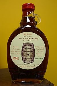 Wildwood's Barrel Aged Rye Whiskey Hickory Syrup - All Natural
