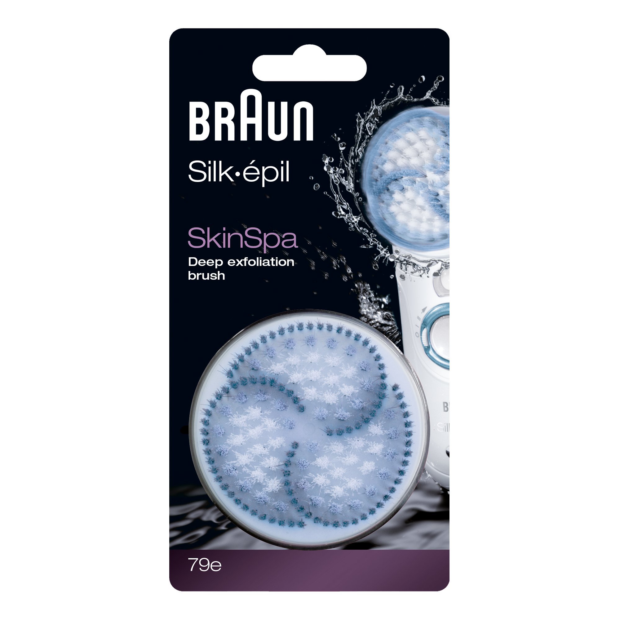 Braun Silk-épil SkinSpa 79 spa exfoliating replacement brush.