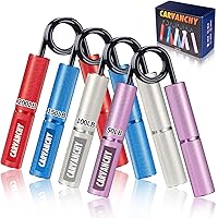 Grip Strength Trainer Set, 50-300LB(6 Pack), Wrist Forearm Strengthener, Metal No Slip, Hand Grip Gripper Strengthener for St