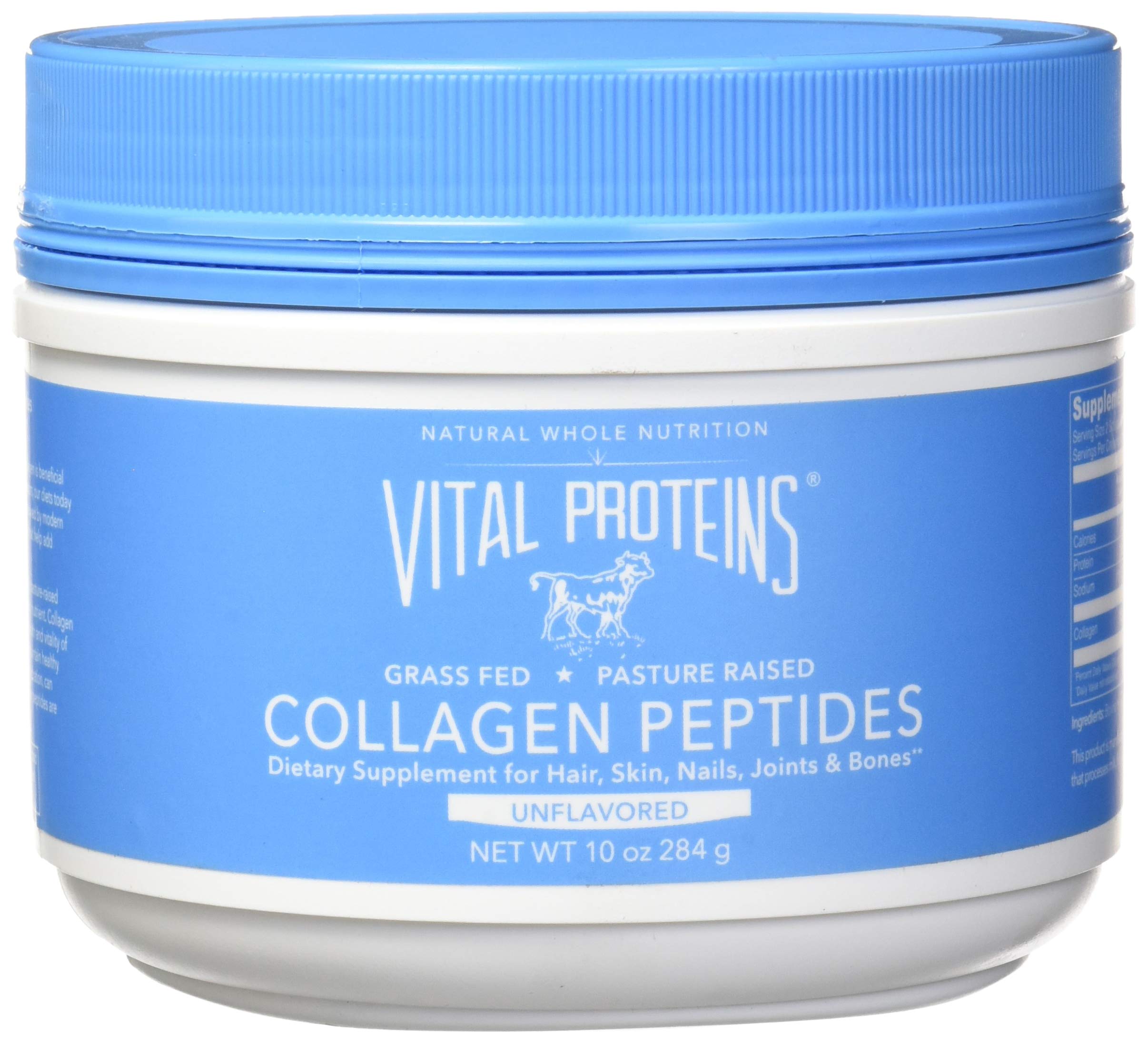 Vital Proteins Pasture-Raised, Grass-Fed Collagen Peptides - Hydrolyzed, Paleo, Keto, Whole30, Gluten-Free