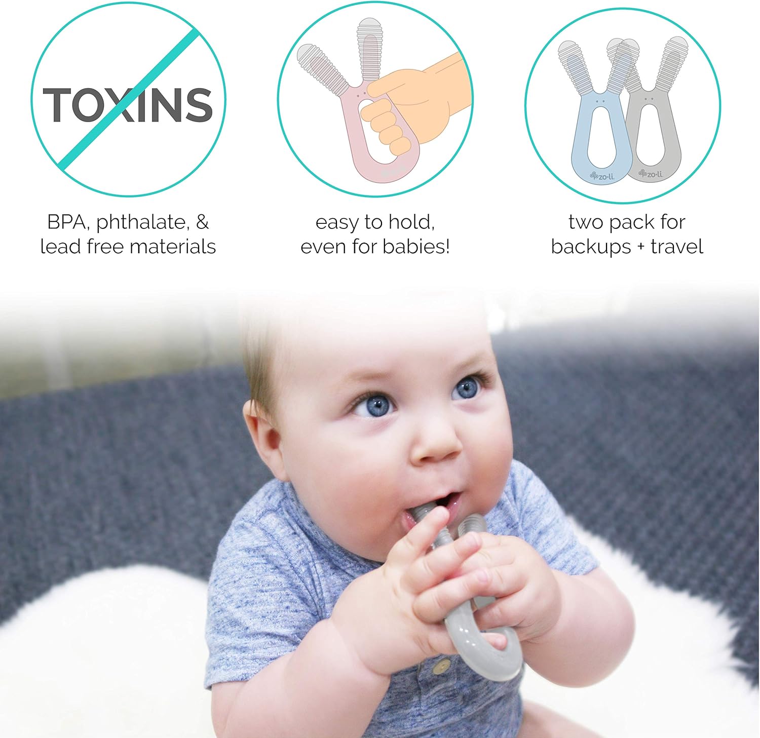 zoli baby teether