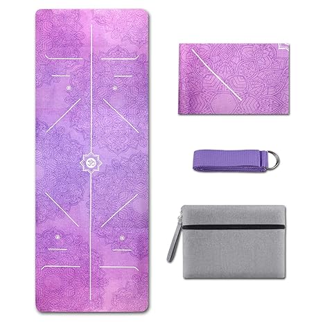 Amazon.com : Yoga Mat Foldable 1/16 Inch Thick Non-Slip ...