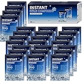 Instant Ice Cold Packs, 25 Pack 4.4" x 6"Disposable Ice Packs for Injuries, Pain Relief, No Freeze Needed Cold Compress for First Aid, Athletes