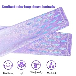 BAOHULU Gymnastics Leotard for Girls Shiny Sequins