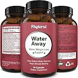Phytoral Water Away Diuretic Pills - Natural Water Support for Men and Women - Pure Vitamin B6 Dandelion Green Tea…