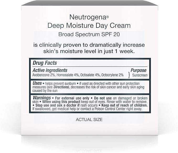 neutrogena deep moisture day cream