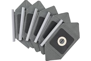 Aspiron Canister Vacuum Cleaner Replacement Bag, Universal Non-Woven Cloth Bag Reusable Vacuum Cleaner Bags Dust Bags Vacuum Cleaner Replacement Accessories, 5 Pack